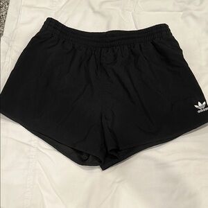 Adidas Black Athletic Shorts Moisture-Wicking Lightweight